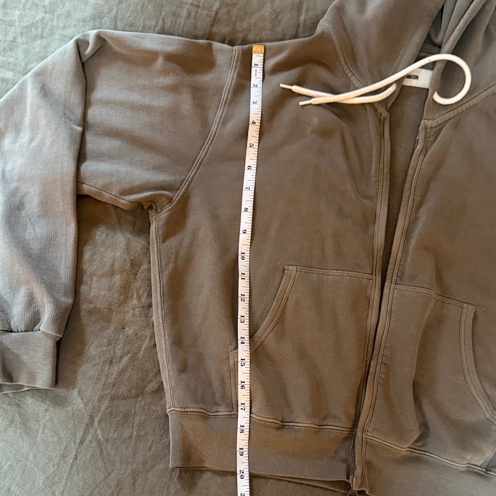 Vintage Interloop Tan Full Zip Hoodie - Picture 6 of 8